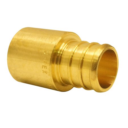 APOLLO PEX 3/4 in. Brass PEX Barb x Male Copper Sweat Adapter APXMS3434